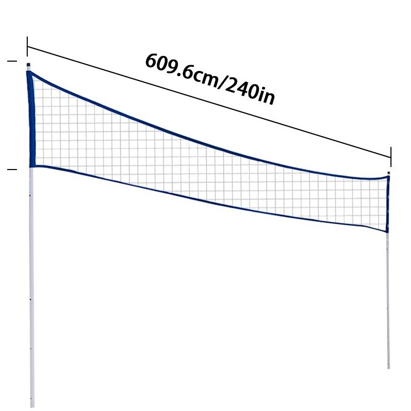 Badminton Net - Taşınabilir Badminton Ağı Eğitim Profesyonel Voleybol