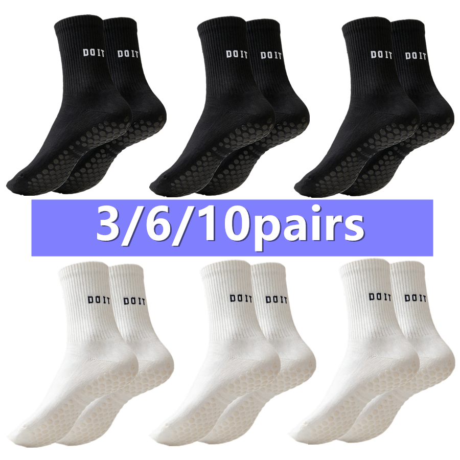 Sports Grip - 3/6/10 çift erkek kadın kaymaz kavrama
