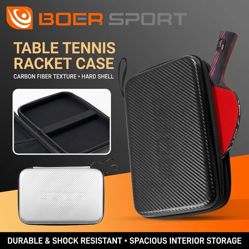 Badminton Bag - Boer Masa Tenisi Raketi Çantası, Sert