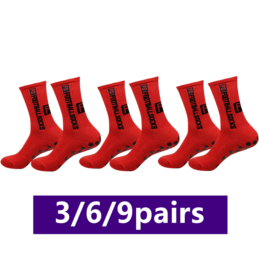 Sports Grip - 3/6/9 çift unisex kaymaz kavramalı futbol